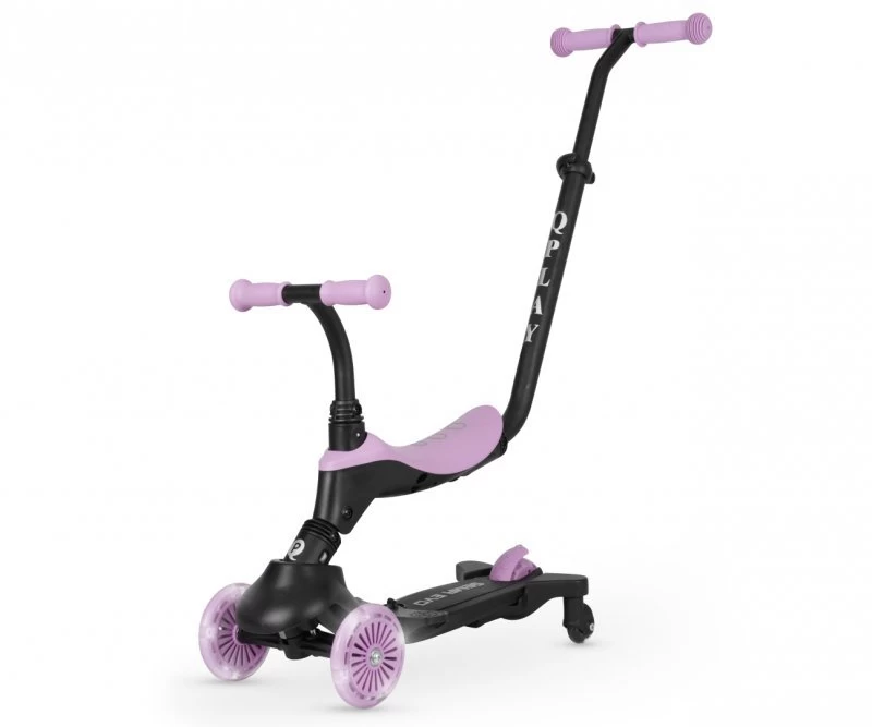 Qplay Sema Evo 3in1 Paspirtukas Violetinė