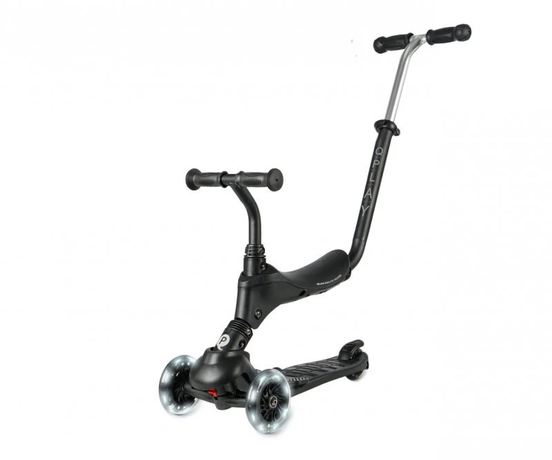 Qplay Sema Pro 3in1 Paspirtukas Juodas