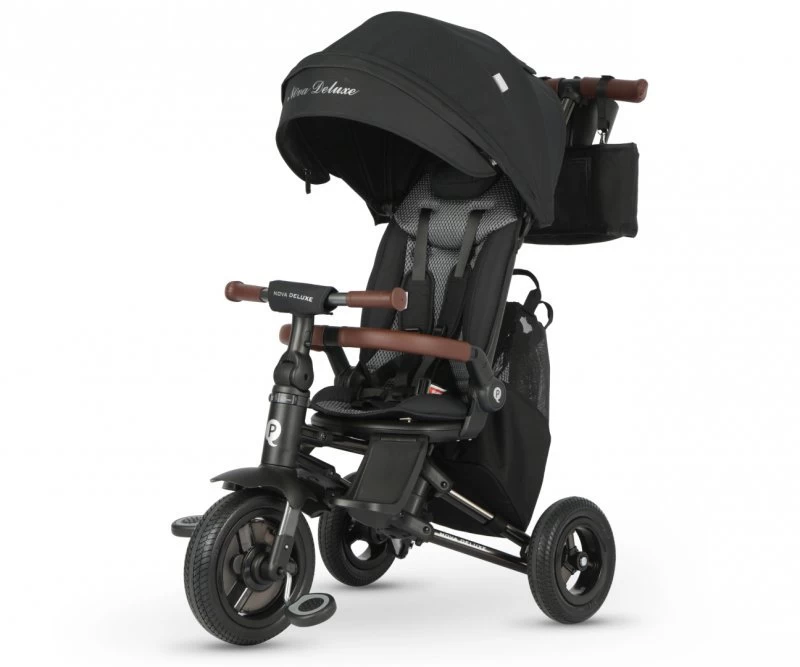 qplay Triratis nova Deluxe Juodas