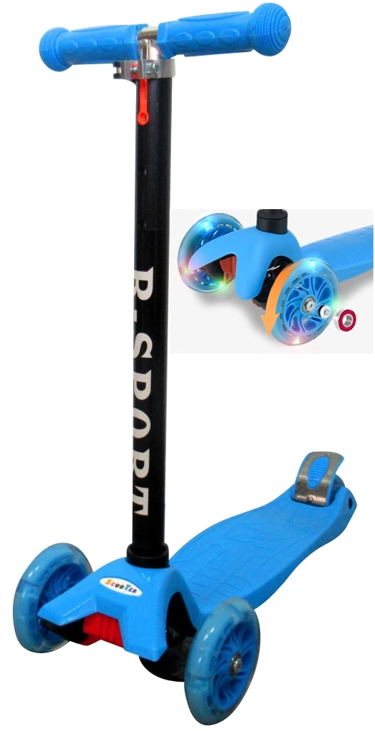 R-sport H1 Blue Balance Scooter šviečiantys Led Ratai