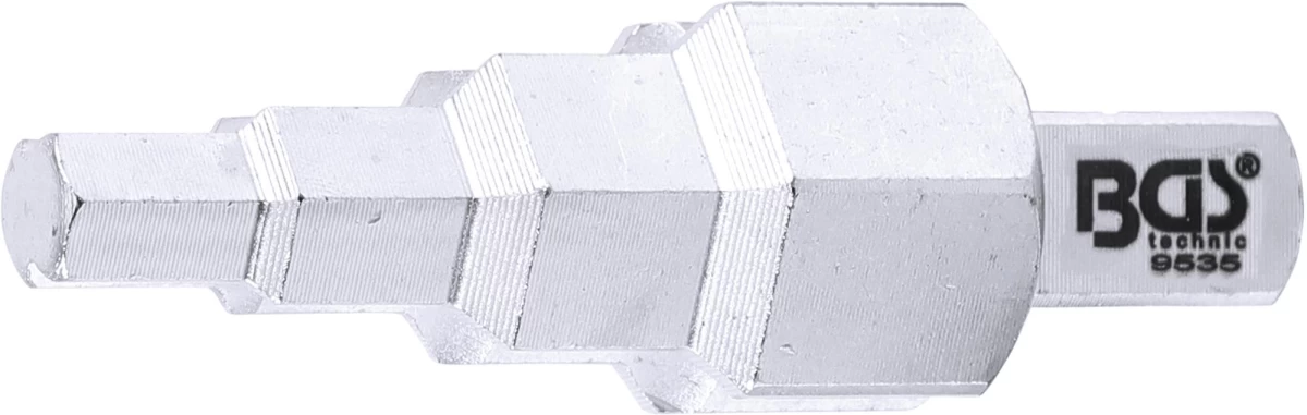 Raktas pakopinis santechnikai / radiatoriui | 12.5 mm (1/2) | 4 pakopos (9535)