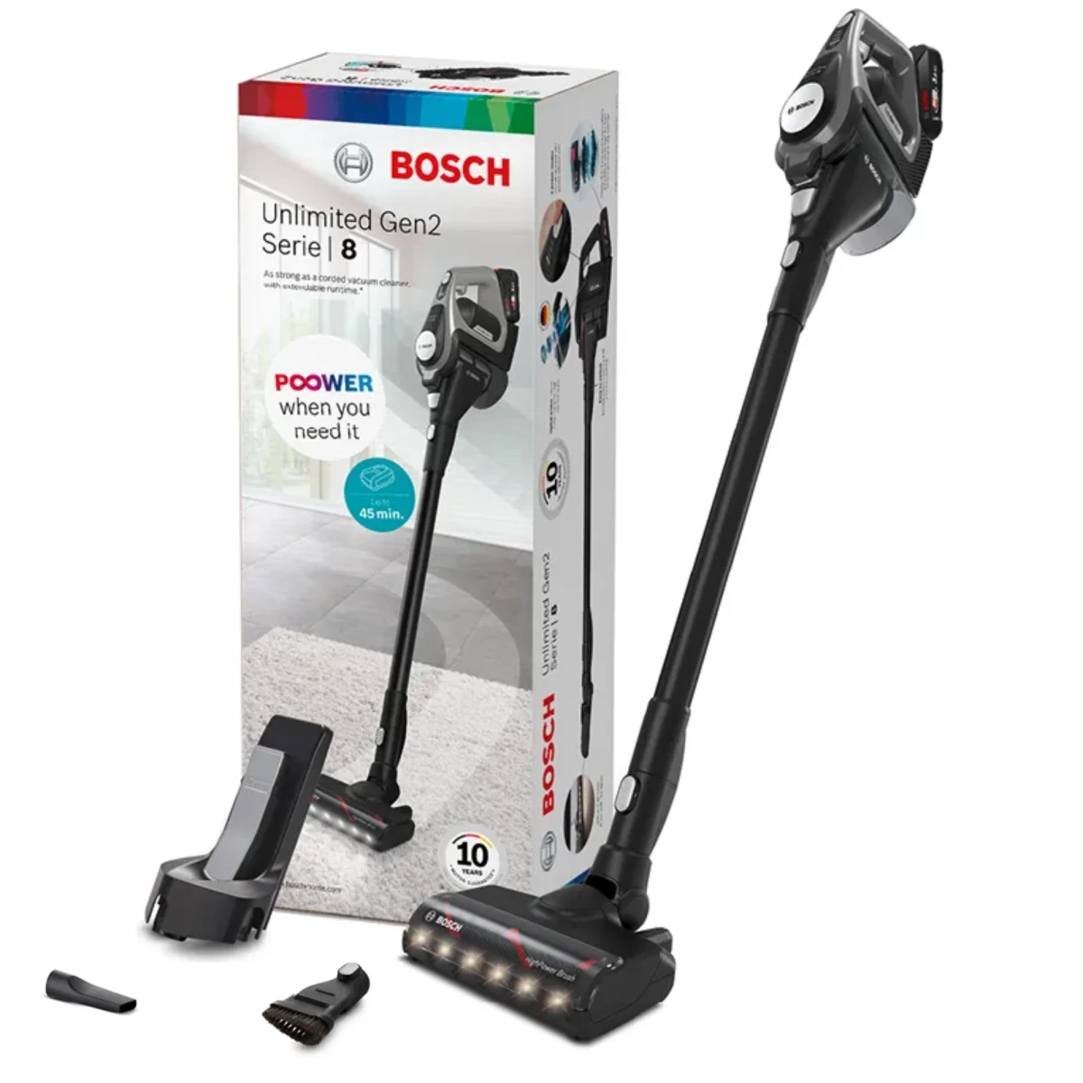 Rankinis Dulkių Siurblys Bosch Unlimited Gen2 Serie 8 BCS82BL24