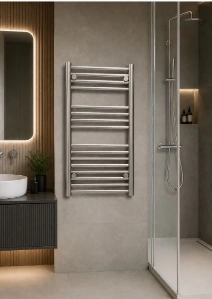 Rankšluosčių džiovintuvas Očenašek BNIT 60x113 cm, brushed, BNIT600113BR