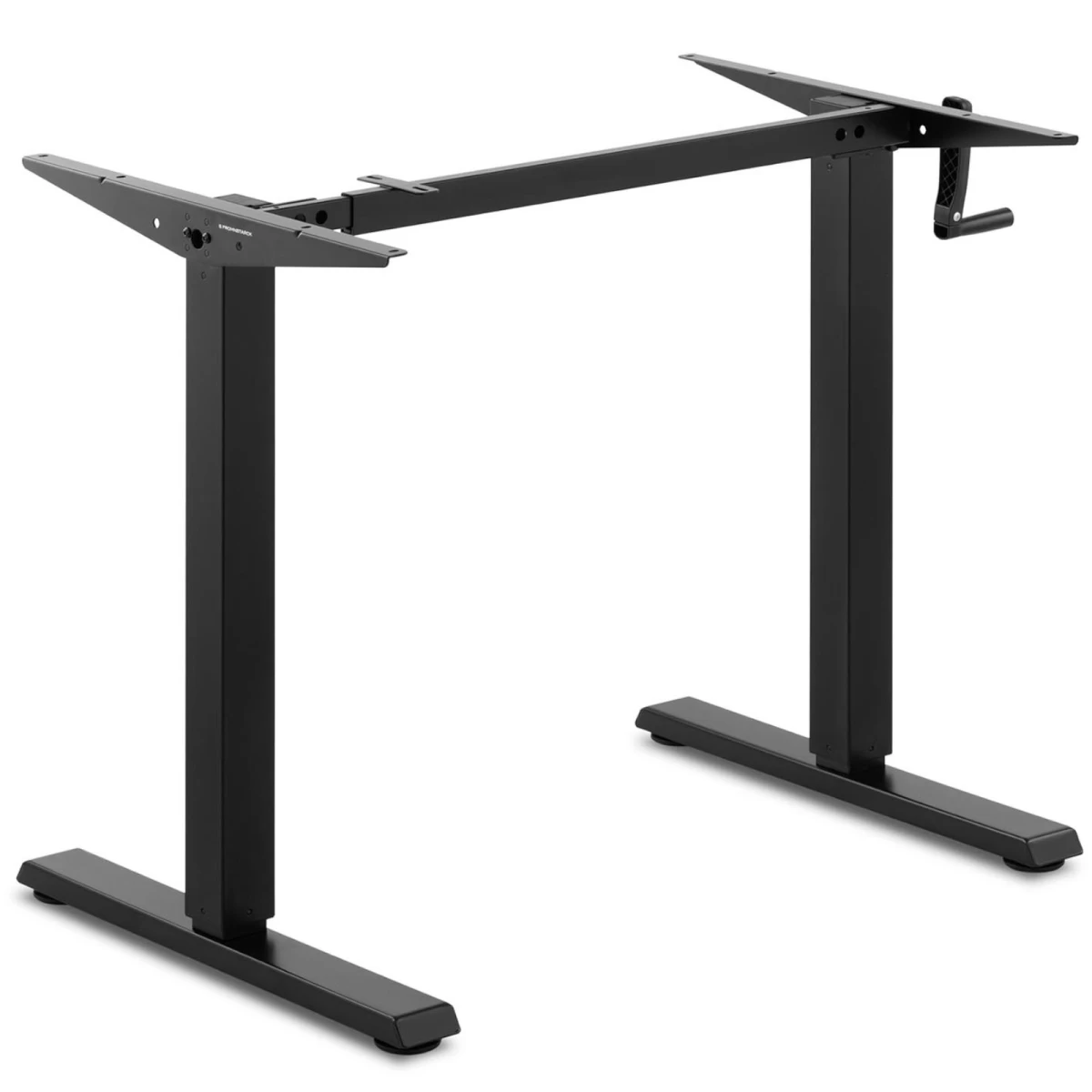 Rašomojo Stalo Rėmas, Rankiniu Būdu Reguliuojamas Alkūnės Aukštis 73-124 Cm Maks. 70 Kg Black Rašomojo Stalo Rėmas, Rankiniu Būdu Reguliuojamas Alkūnės Aukštis 73-124 Cm Maks. 70 Kg Black