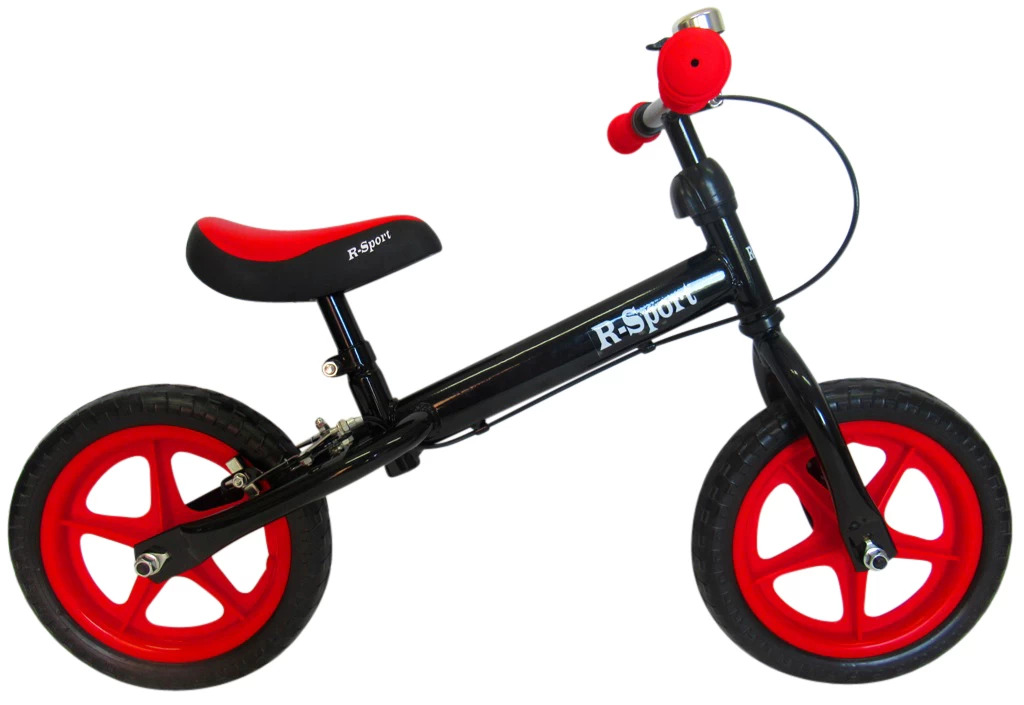 Raudonai Juodas R4 R-sport Krosinis Dviratis 12&#039;&#039; Eva Ratai