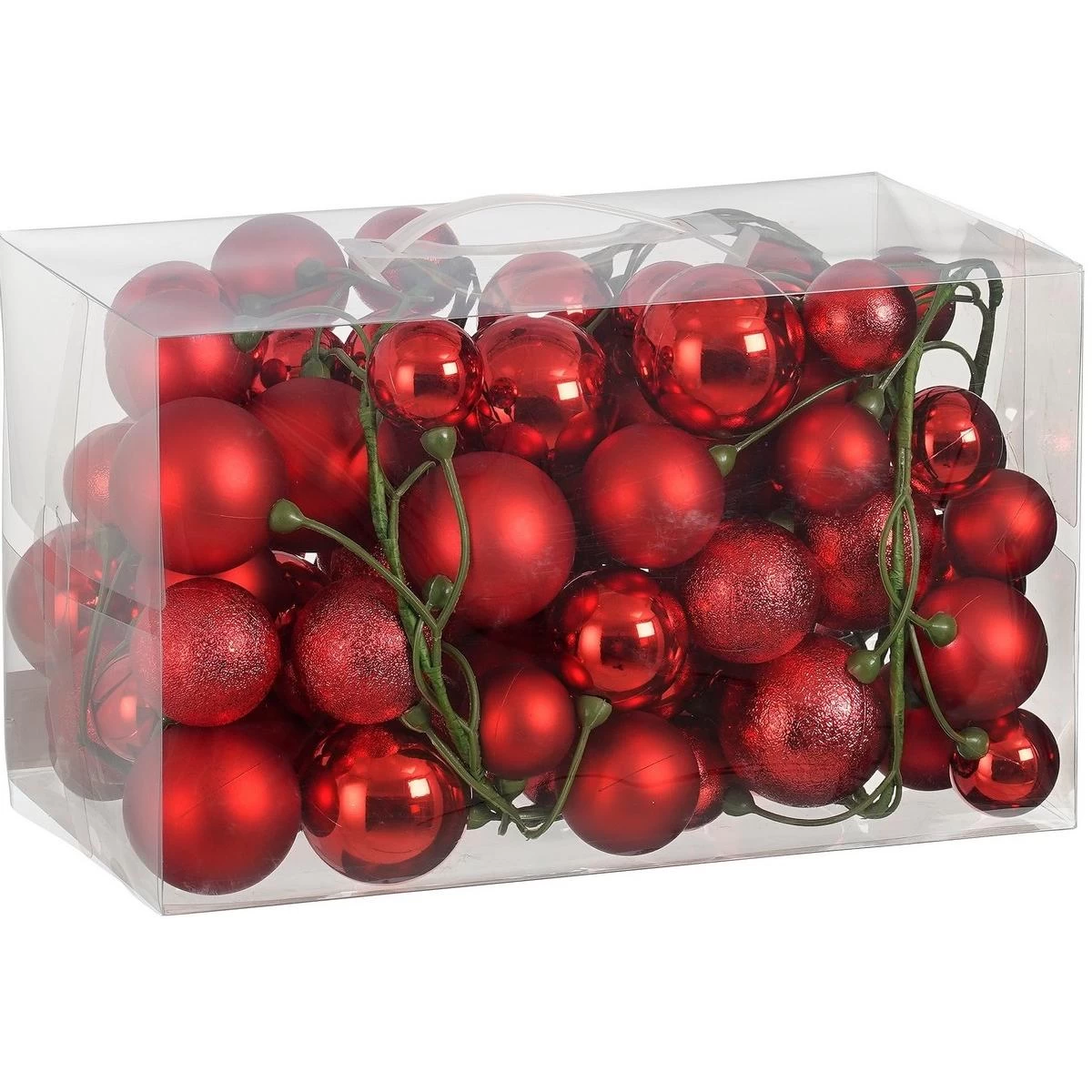 Raudonųjų Varnalėšų Vaisių Girlianda 180 Cm žėručio