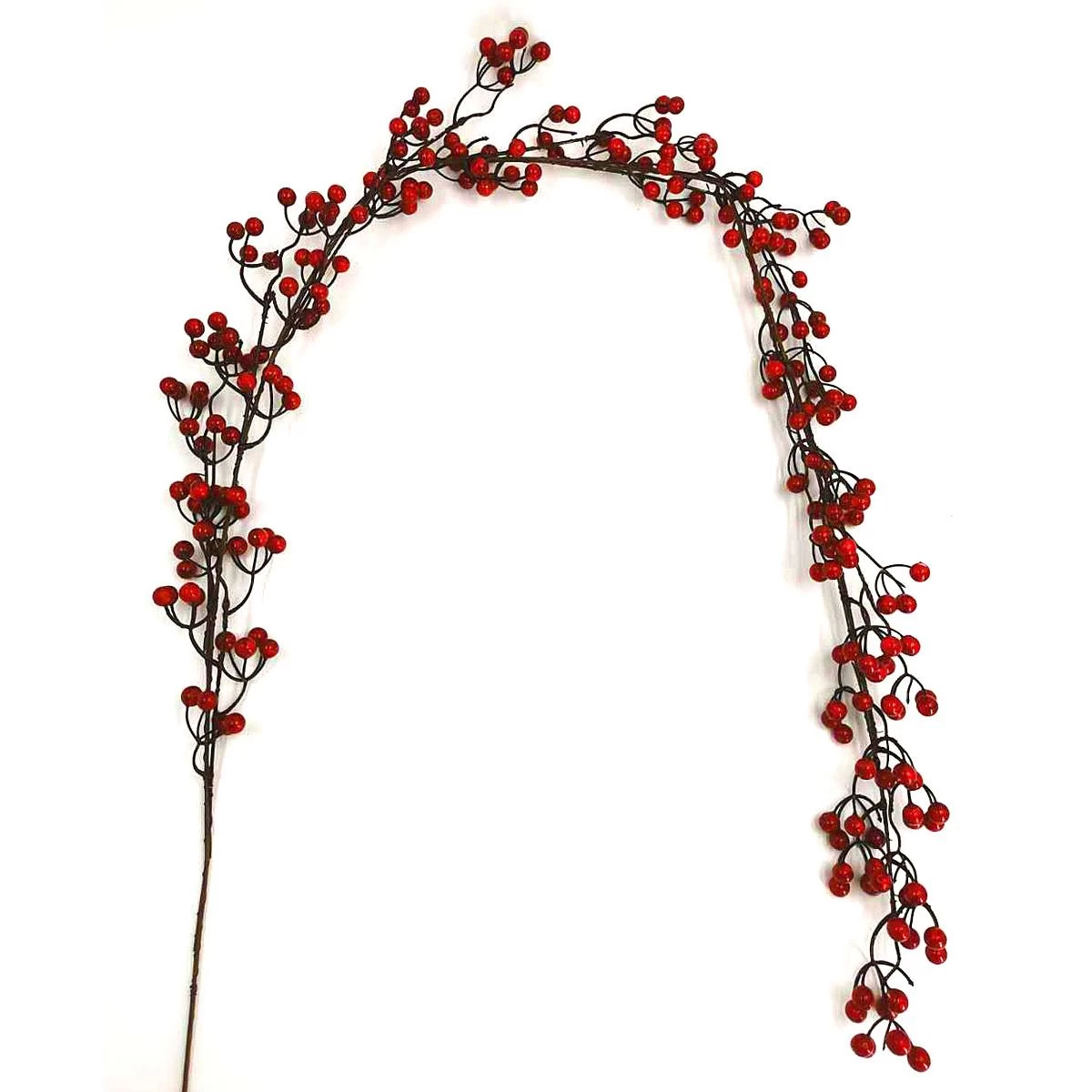 Raudonųjų Varnalėšų Vaisių Girliandos šakelė 160 Cm