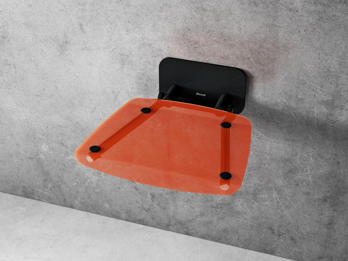 Ravak Dušo sėdynė Ovo B II, orange/juoda, B8F0000061