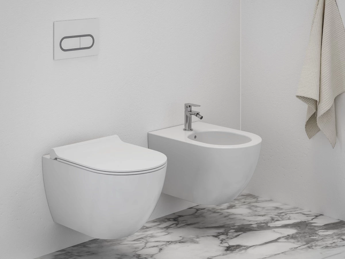 Ravak Eleganta Bidė maišytuvas 130 mm be dugno vožtuvo, Chrome X070215