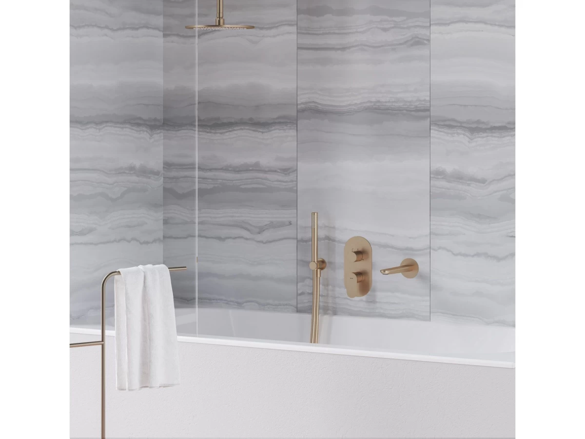 Ravak Eleganta Potinkinis maišytuvas be korpuso, 3 funkcijų, Rose Gold Brushed X070371