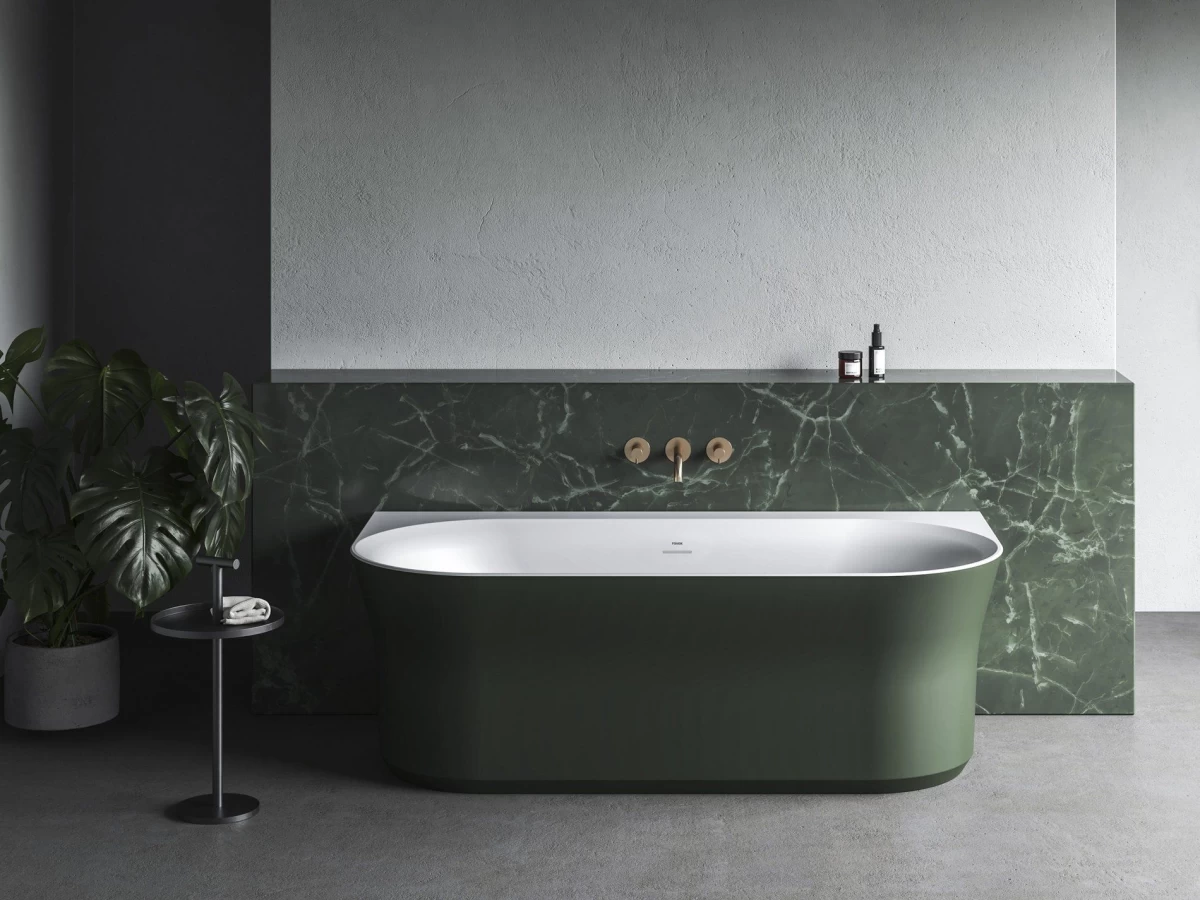 Ravak Vonia Ypsilon Wall 178x86, laisvai pastatoma, Grey Green/balta, persipylimo ir sifono dangtelis baltos spalvos XC00100064 Ravak Vonia Ypsilon Wall 178x86, laisvai pastatoma, Grey Green/balta, persipylimo ir sifono dangtelis baltos spalvos XC00100064