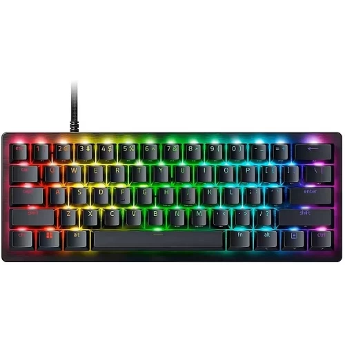 Razer Huntsman V3 Pro Mini Laidinė žaidimų klaviatūra 60%, RGB, US, Juoda