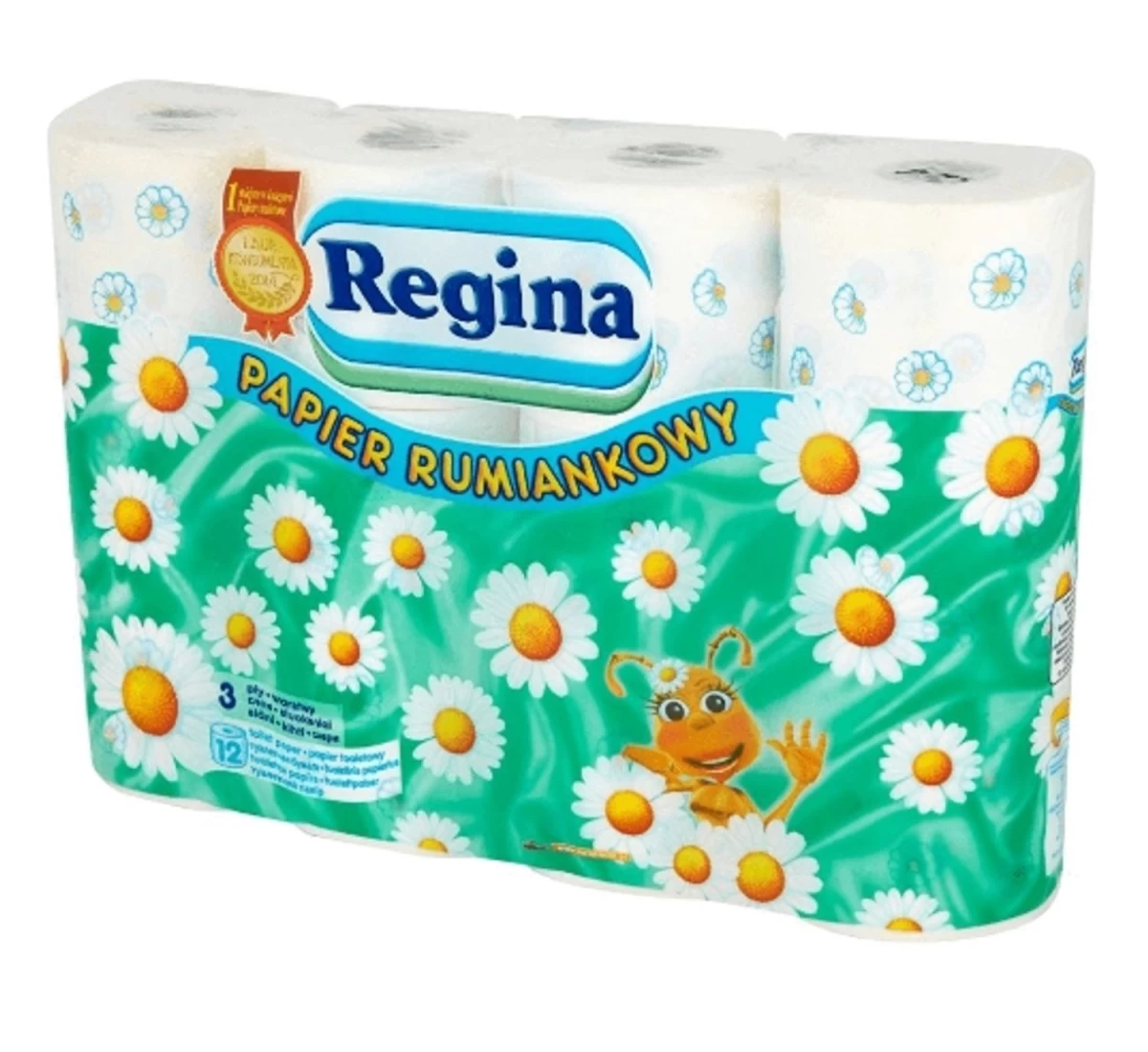 regina, Ramunėlių Tualetinis Popierius, 12 Ritinėlių.