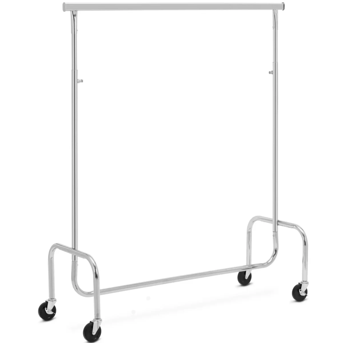 Reguliuojama Stovinti Drabužių Pakaba Ant Ratukų 150-220 Cm Reguliuojama Stovinti Drabužių Pakaba Ant Ratukų 150-220 Cm