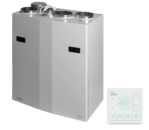 Rekuperatorius ENSY WAVE 400BV vert. kair.p. su Wi-Fi ir Bluetooth valdikliu