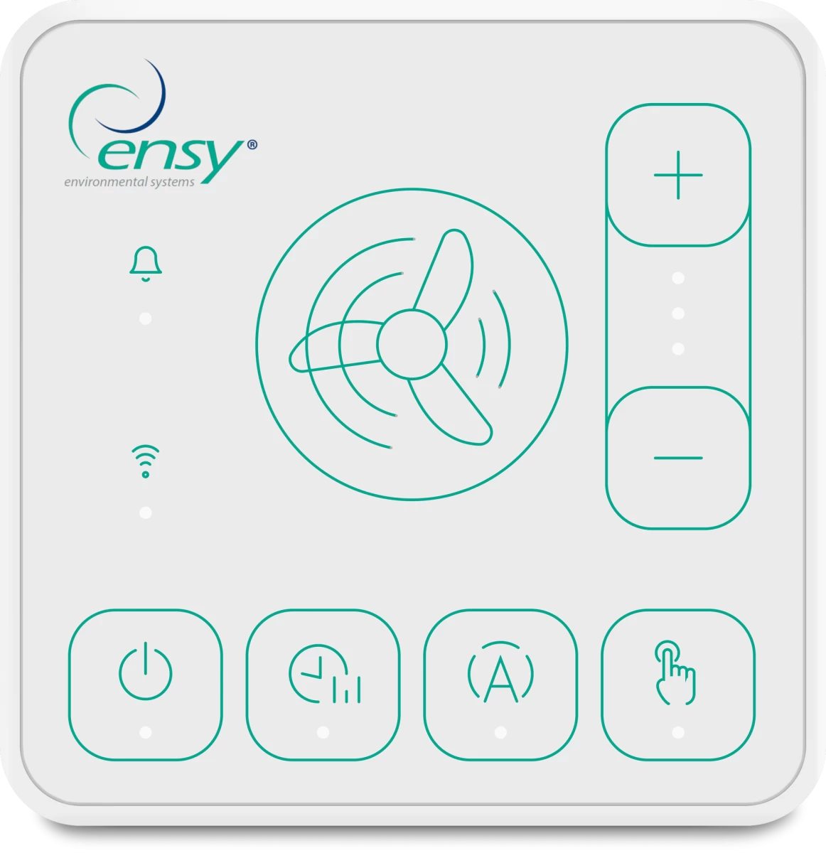 Rekuperatorius ENSY WAVE 400HH/1 lubinis deš. p. su Wi-Fi ir Bluetooth valdikliu