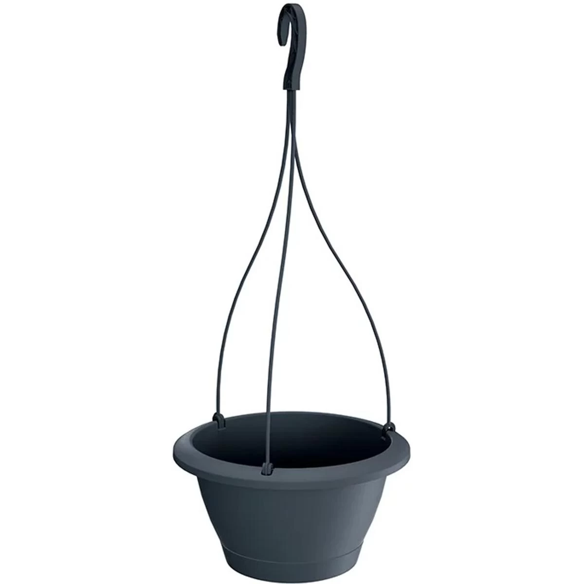 respana Pakabinamas Vazonas Antracito Spalvos 24 Cm