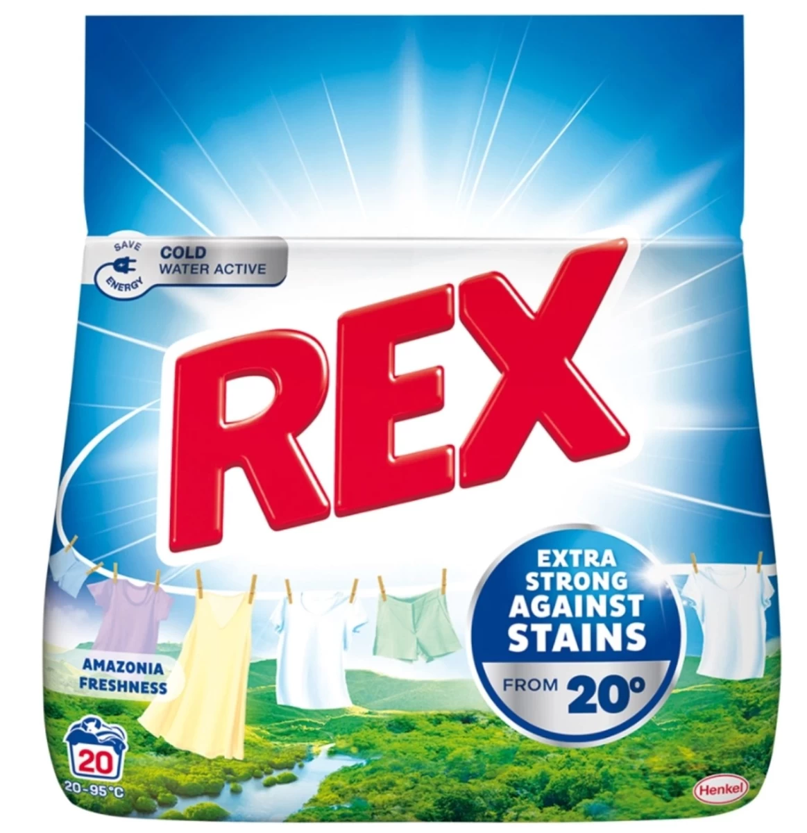rex Amazonia Freshness Universalūs Skalbimo Milteliai, 1,1 Kg
