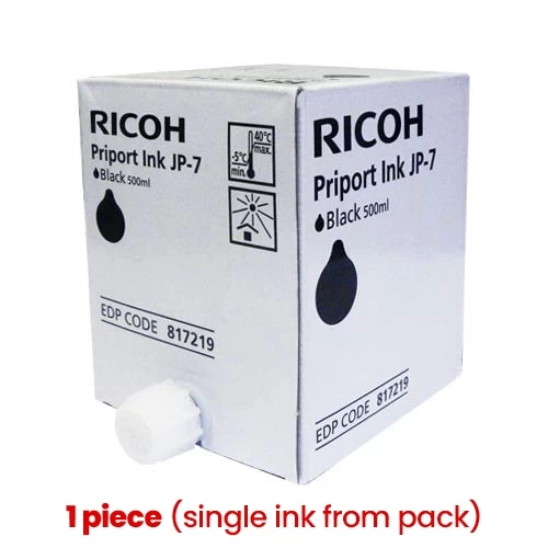 Ricoh JP-7 (817219) Rašalinė kasetė, Juoda (1 vnt)
