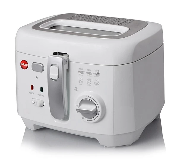 Riebalų Keptuvė Eldom Fr18 (2,5 L / 1800 W / Balta )