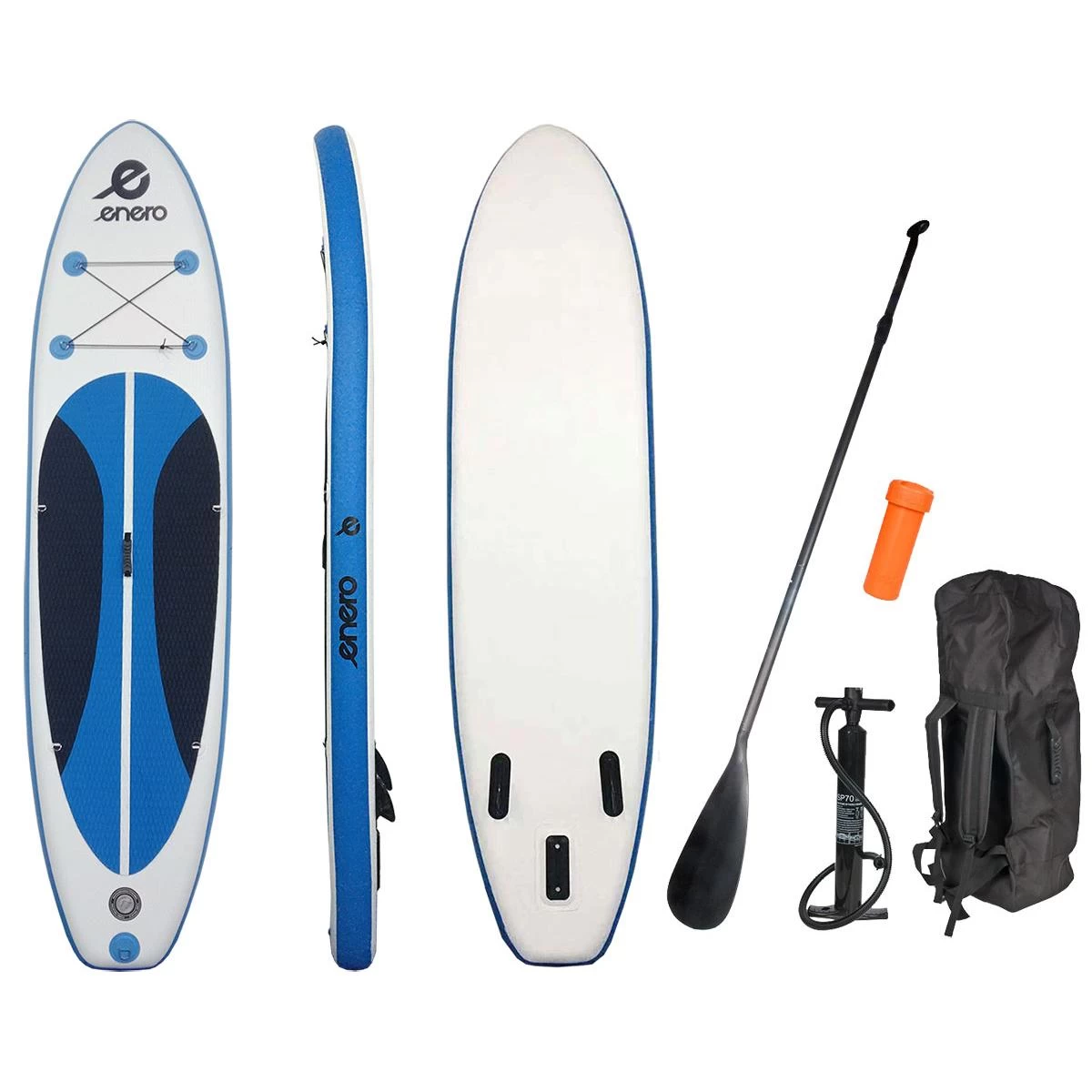 Rinkinys - Enero Flushable Sup Sup Board 135kg 300x76x15cm Mėlyna