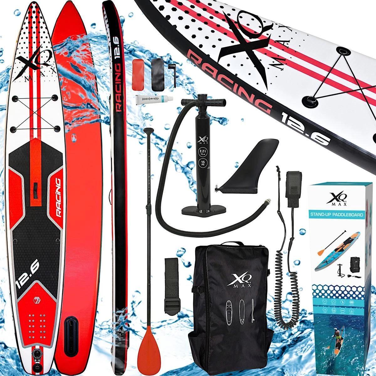 Rinkinys Sup 150kg Pripučiama Lenta 381cm Xqmax