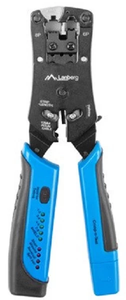 Rj-45 Rj-11 Kištukų Užspaudimo Mašina + Testeris Nt-0203