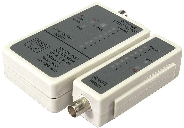 Rj45 Ir Bnc Kabelių Testeris Su Nuotoliniu įrenginiu