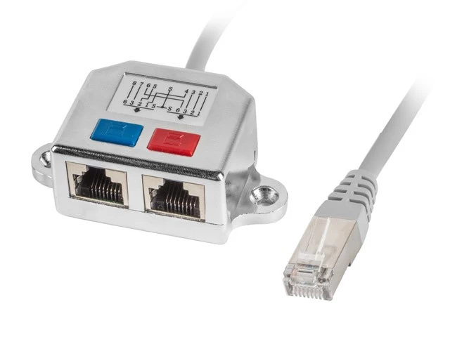 RJ45 Port Doubler       RJ-45 - 2x RJ-45 FTP