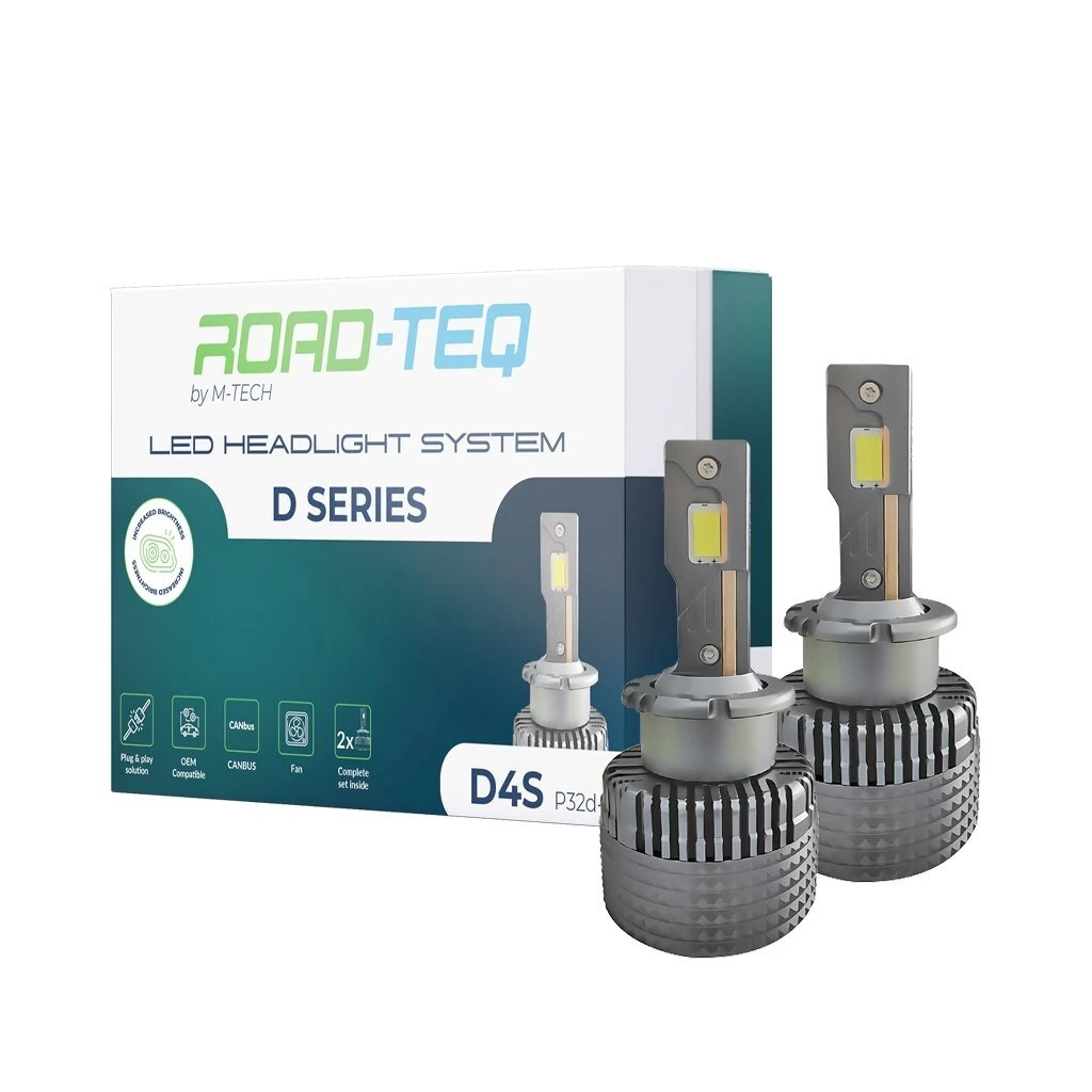 ROAD-TEQ“ „LZN Series D4S LED 2 vnt./komplekte