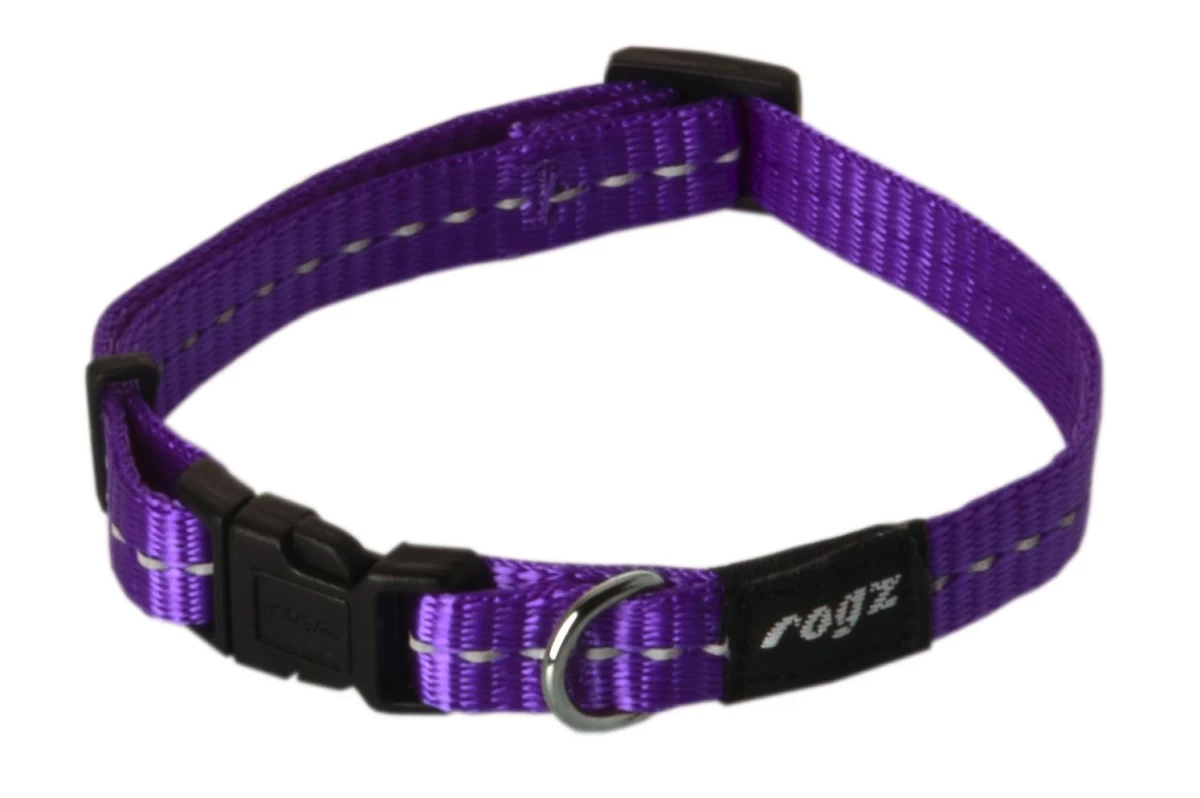 ROGZ antkaklis 20-31x1.1cm HB14E violetinis, HB14E
