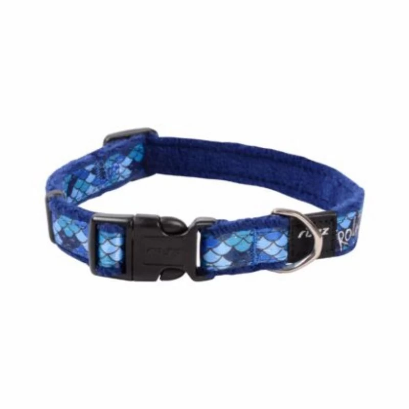 ROGZ antkaklis Amphibian Blue minkštas 26-40cm M, HB255AB
