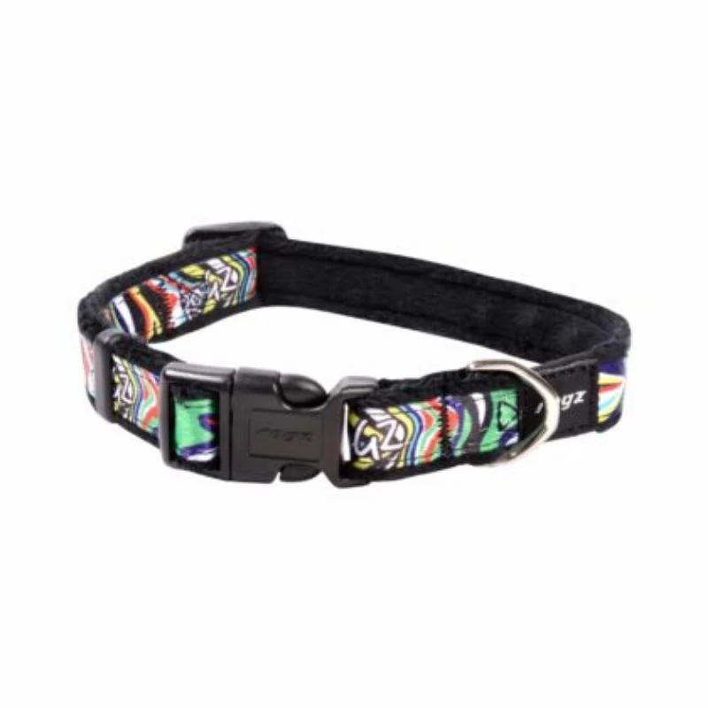 ROGZ antkaklis Wild Stripes minkštas 16-22cm XS, HB251WS