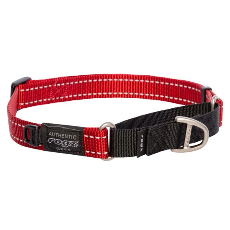 ROGZ Control Collar Red juostelinis smaugtukas 24-36cm HCW14C raudonas, HCW14C