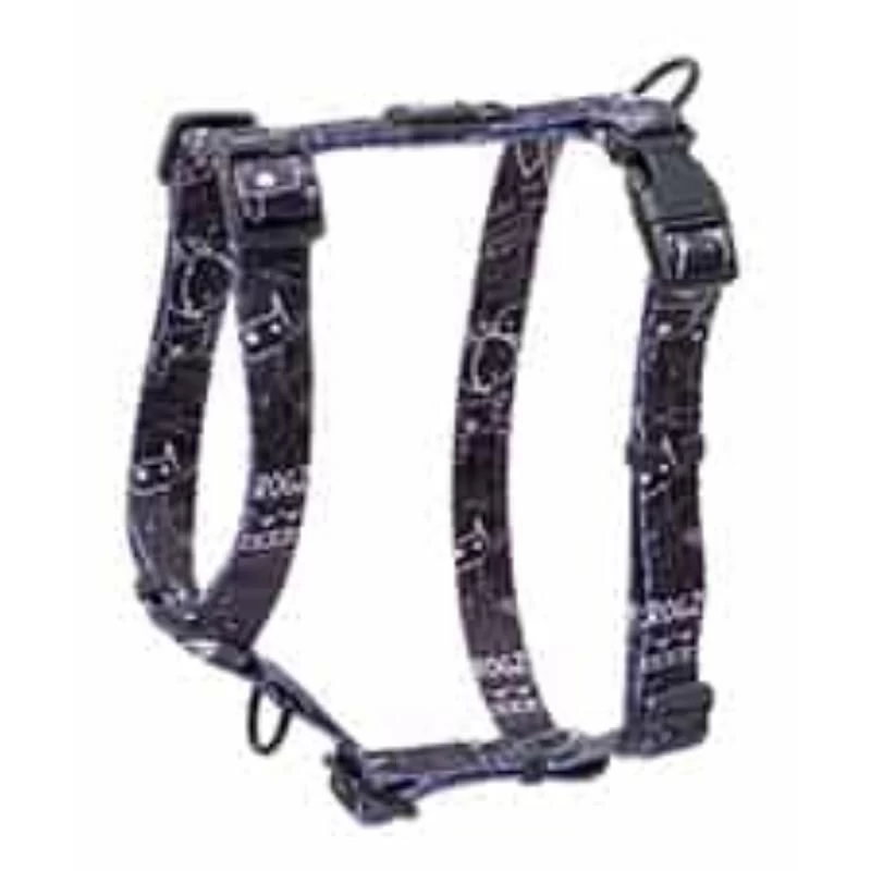 ROGZ Fusion Classic juodos petnešos 23-37cm S, SJ101SHA