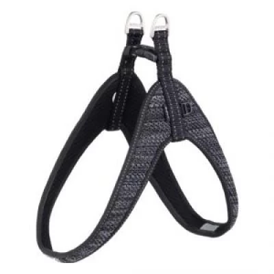 ROGZ juodos minkštos atspindinčios petnešos 58cm M/L SJQ58, SJQ58A