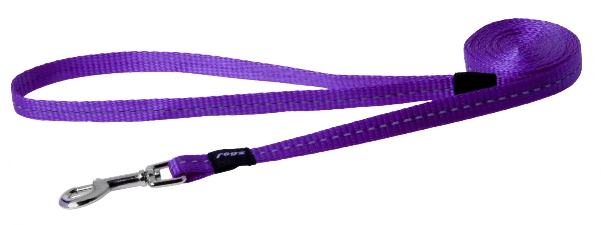 ROGZ minkštas atspindintis violetinis pavadys HL14E, HL14E