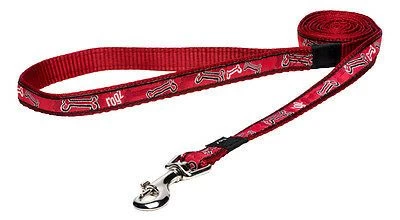 ROGZ pavadėlis Red Rogz Bone 140x1.6cm HL12CC, HL12CC