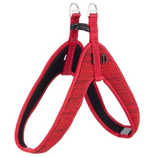 ROGZ raudonos minkštos atspindinčios petnešos 32cm XXS SJQ32, SJQ32C