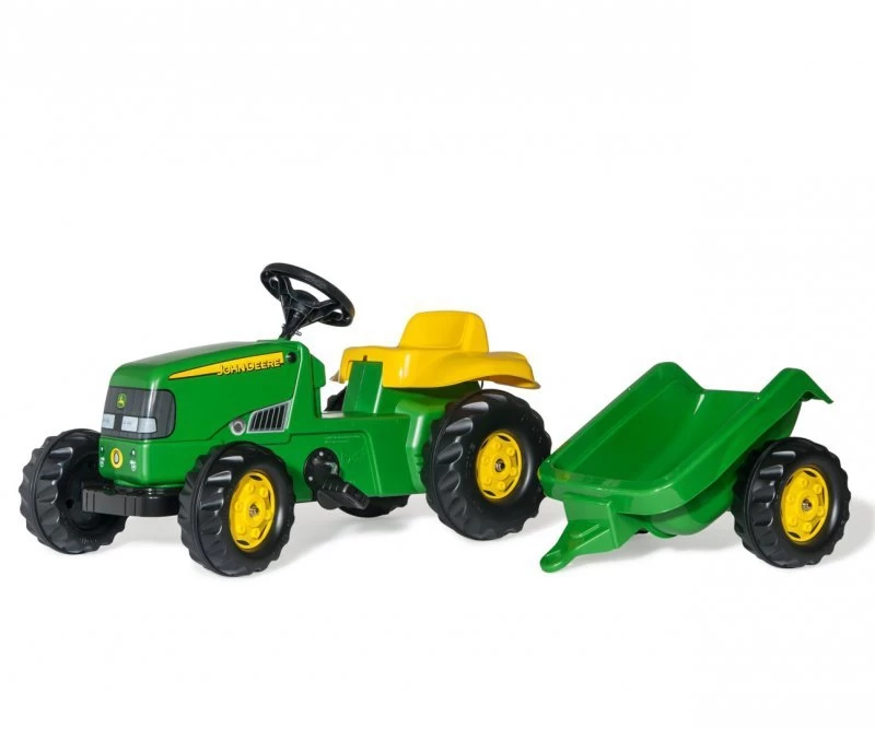 Rolly Toys 012190 John Deere Rolly Vaikiškas Traktorius Su Priekaba