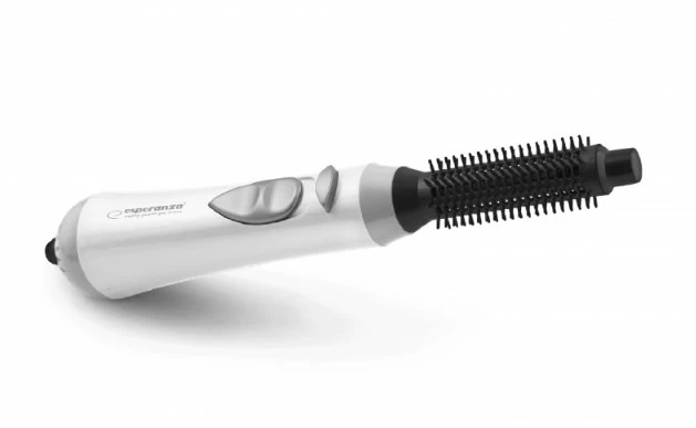 Rotating hair brush for hair Esperanza Nefertiti EBL001W (400W; white color)