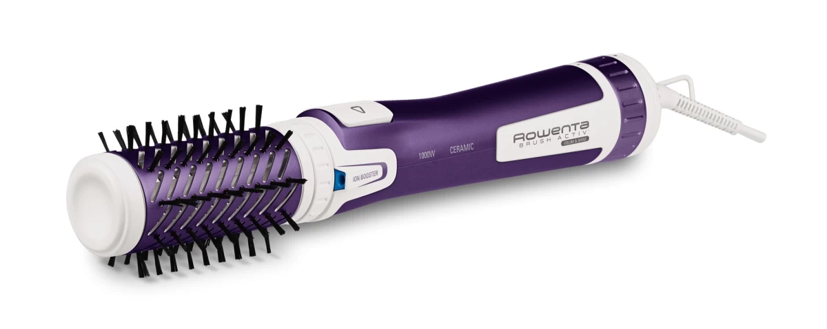 Rotating hair brush Rowenta CF 9530 Brush Active (1000W; purple color)