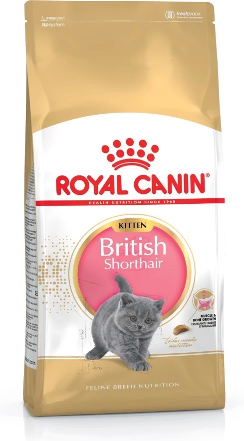 Royal Canin British Shorthair kačiukų sausas kačių maistas, 2 kg, paukštiena, ryžiai