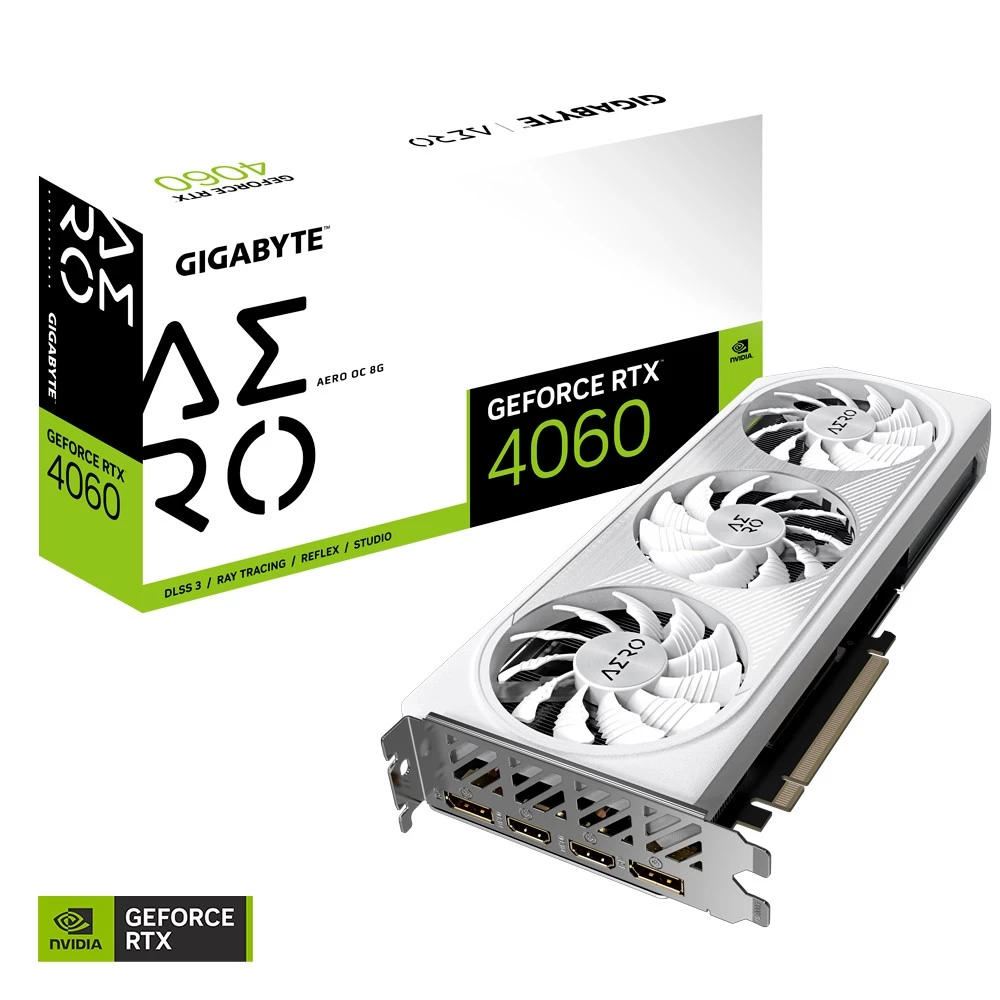 RTX 4060 AERO OC 8G     GDDR6 128bit 2DP/2HDMI
