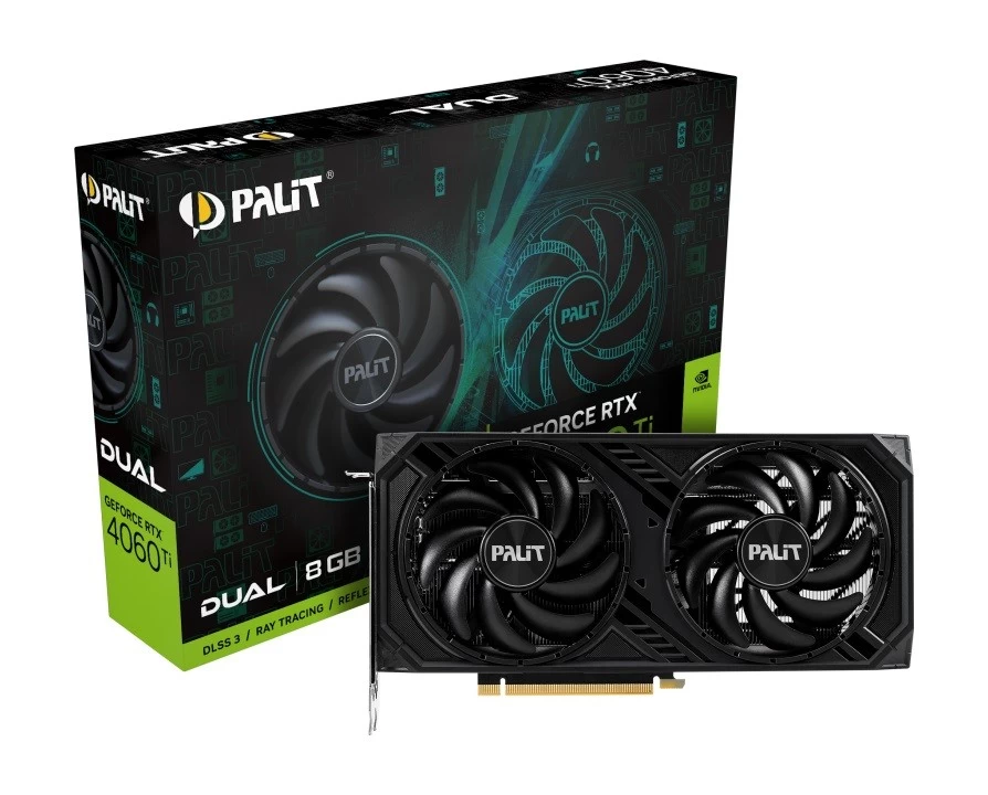 RTX 4060 Ti DUAL 8GB    GDDR6 128bit 3DP/HDMI