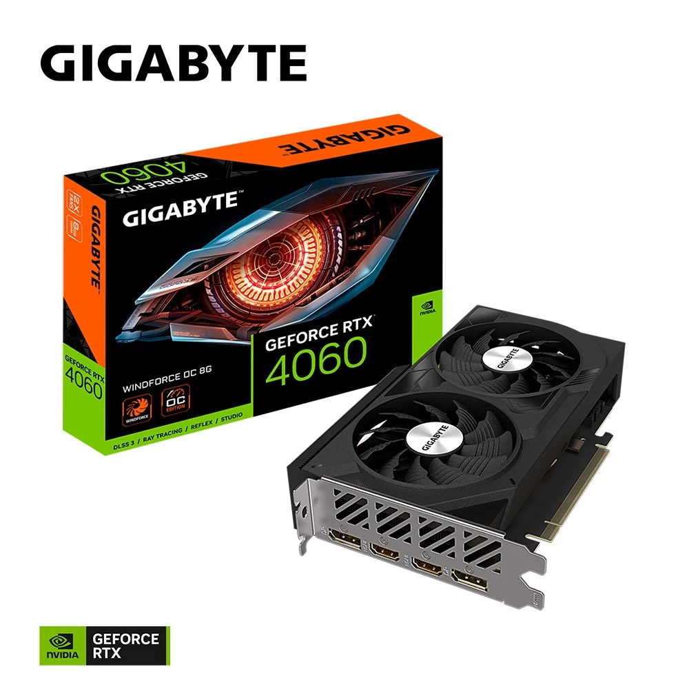 RTX 4060 WINDFORCE OC   8G GDDR6 128bit 2DP