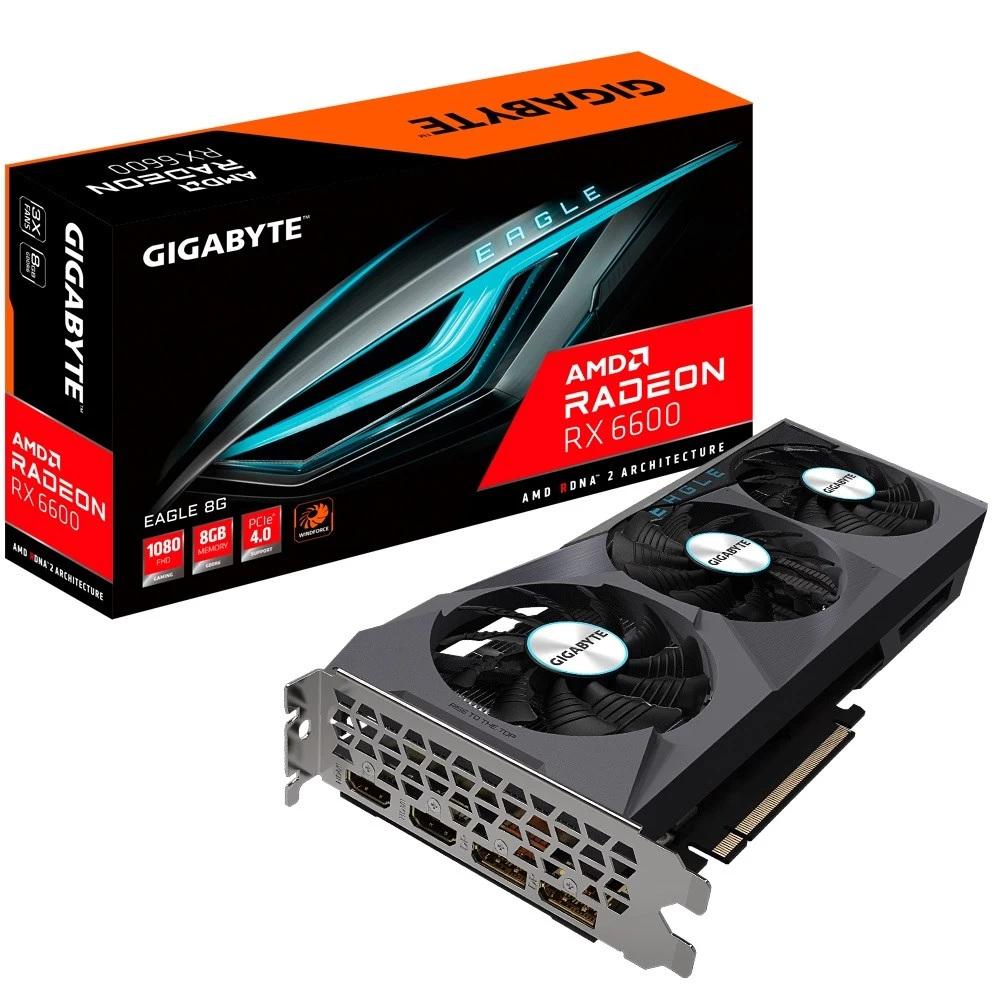 RX 6600 EAGLE 8GB GDDR6 128bit 2DP/2HDMI