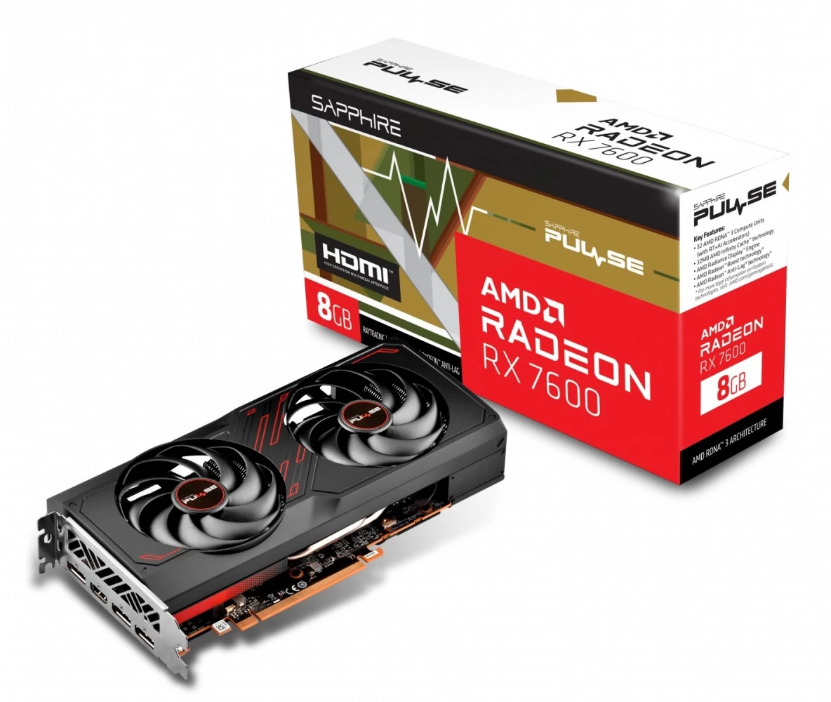 RX 7600 GAMING OC 8G    GDDR6 128bit 3DP/1HDMI