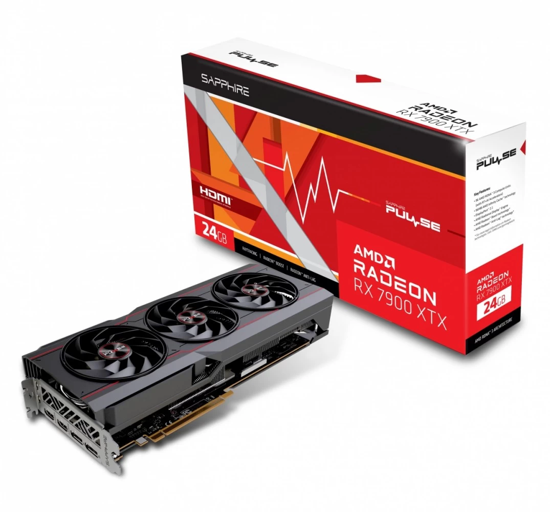 RX 7900 XTX Pulse 24GB  DDR6 384bit 2DP/2HDMI