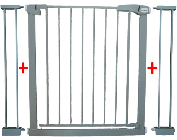 Safety Bars S2 Grey Laiptų, Durų 79-105 Cm Apsauginis Išsiplėtimo Rėmas